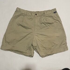 Kahala Men's Hawaiian Shorts Size 38 X 6 Beige Khaki Fiji Fishing Hiking Chino